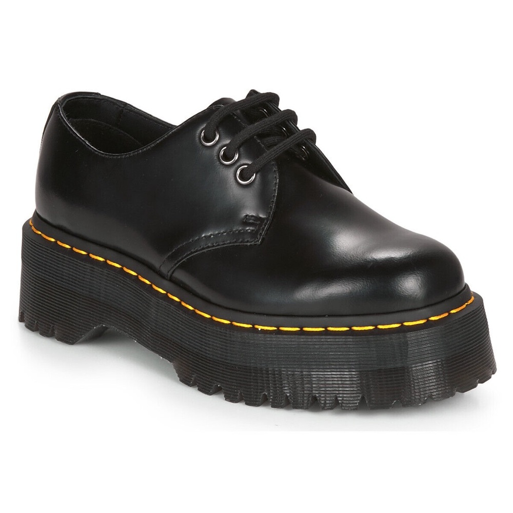 Dr Doc Marten 1461 SMOOTH LEATHER PLATFORM OXFORD SHOES